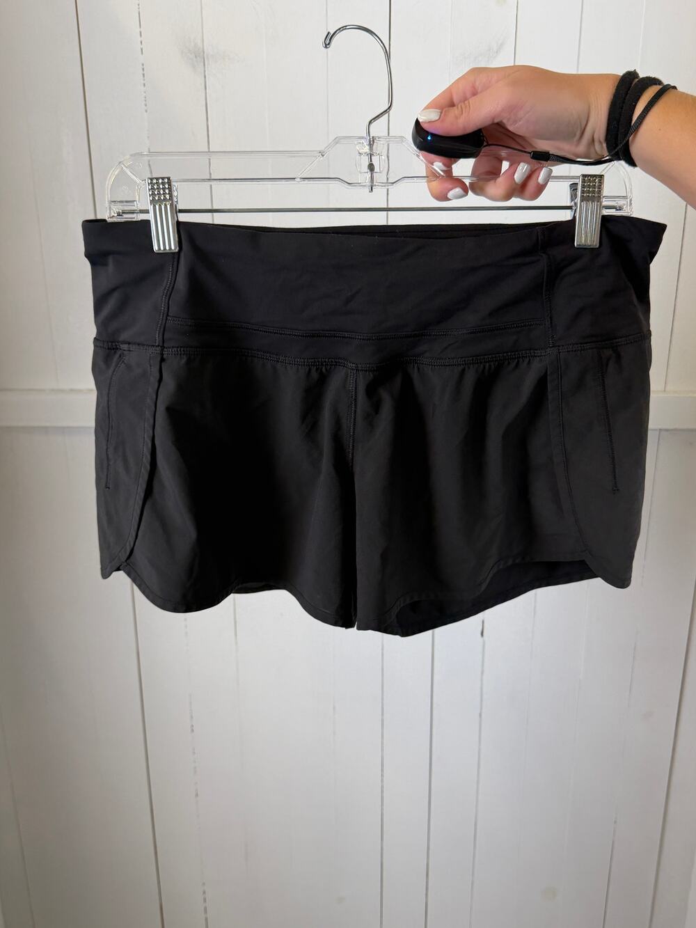 Lululemon Black Athletic Shorts Women’s Size 8 Polyester